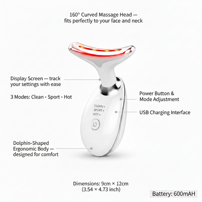 Glovia™ Face and Neck Massager